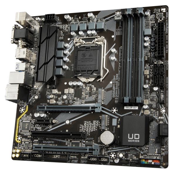Bekijk afbeelding 3 van Gigabyte 1200 B560M D3H - 2xM.2/DP/HDMI/DVI/VGA/µATX